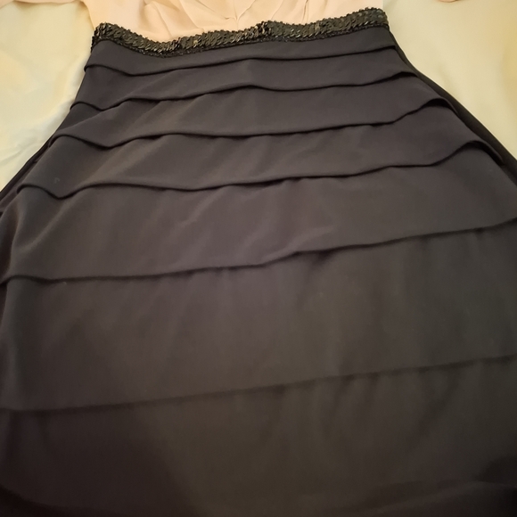 Enfocus Studio Women's Blush Pink And Black Midi Dress - Picture 11 of 11